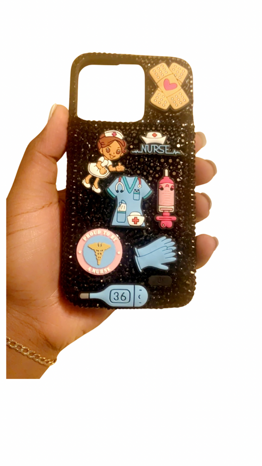 Sparkle and Power! The Ultimate Custom Rhinestone and Charm Phone Cases with Battery Boost