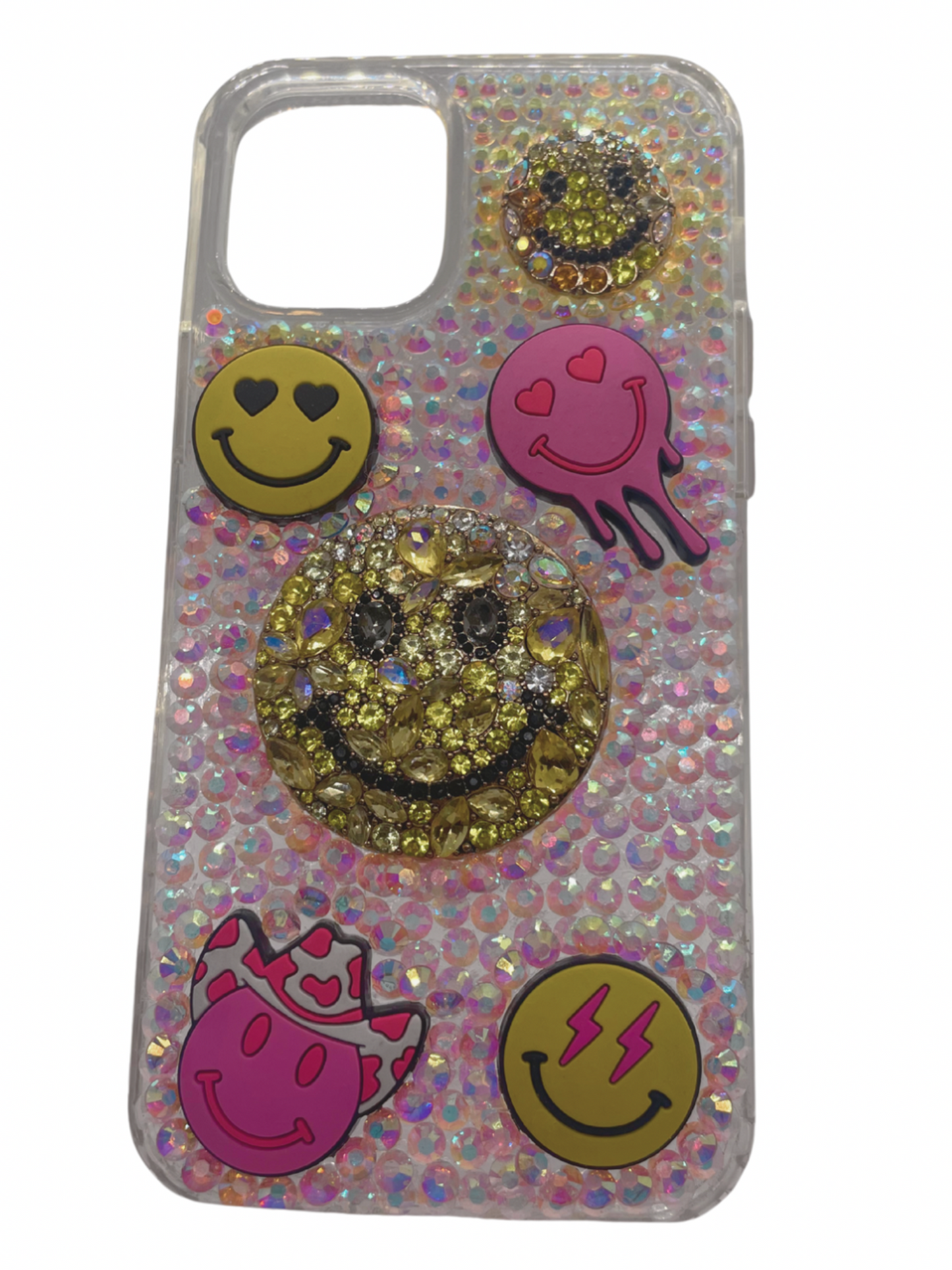 iPHONE ACRYLIC CASE ( Handcrafted Charms & Rhinestone Cases )